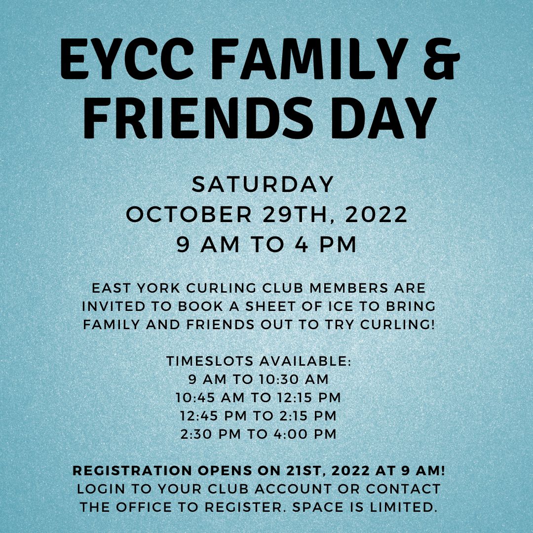EYCC FRIENDS FAMILY DAY 10 22
